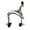 Silver-Rear, variant on 61-79mm Long-reach Rear & Front C Caliper Brake Set Bike Side Pull Polished