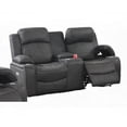 thumbnail image 5 of Power Motion Loveseat - Charcoal Gel Leatherette, Storage Arms | Core Value 1, Core Value 2, 5 of 9