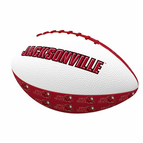 Logo Brands 334-93MR-3 Jacksonville State Mini Size Rubber Footballl