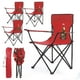 thumbnail image 1 of 4 Sillas Plegables CJR para Playa Campamento y Exteriores Rojo, 1 of 9