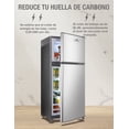 thumbnail image 4 of Refrigerador 2 Puertas Red Velvet Freezer Acero 150l 5.3 Ft, 4 of 8