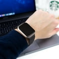 thumbnail image 7 of LEIXIUER Compatible with Apple Watch Band 41mm Milanese Band with Screen Protector Case for Apple Watch Series 7 - black, 7 of 7