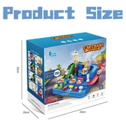 Kids Race Tracks for Boys Car Adventure Toys Gifts for Age 2 3 4 5 6 Year Old Boys Girls, Puzzle Car Tracks Playsets City Rescue Toy Preschool Educational Car Toys Games for Toddlers