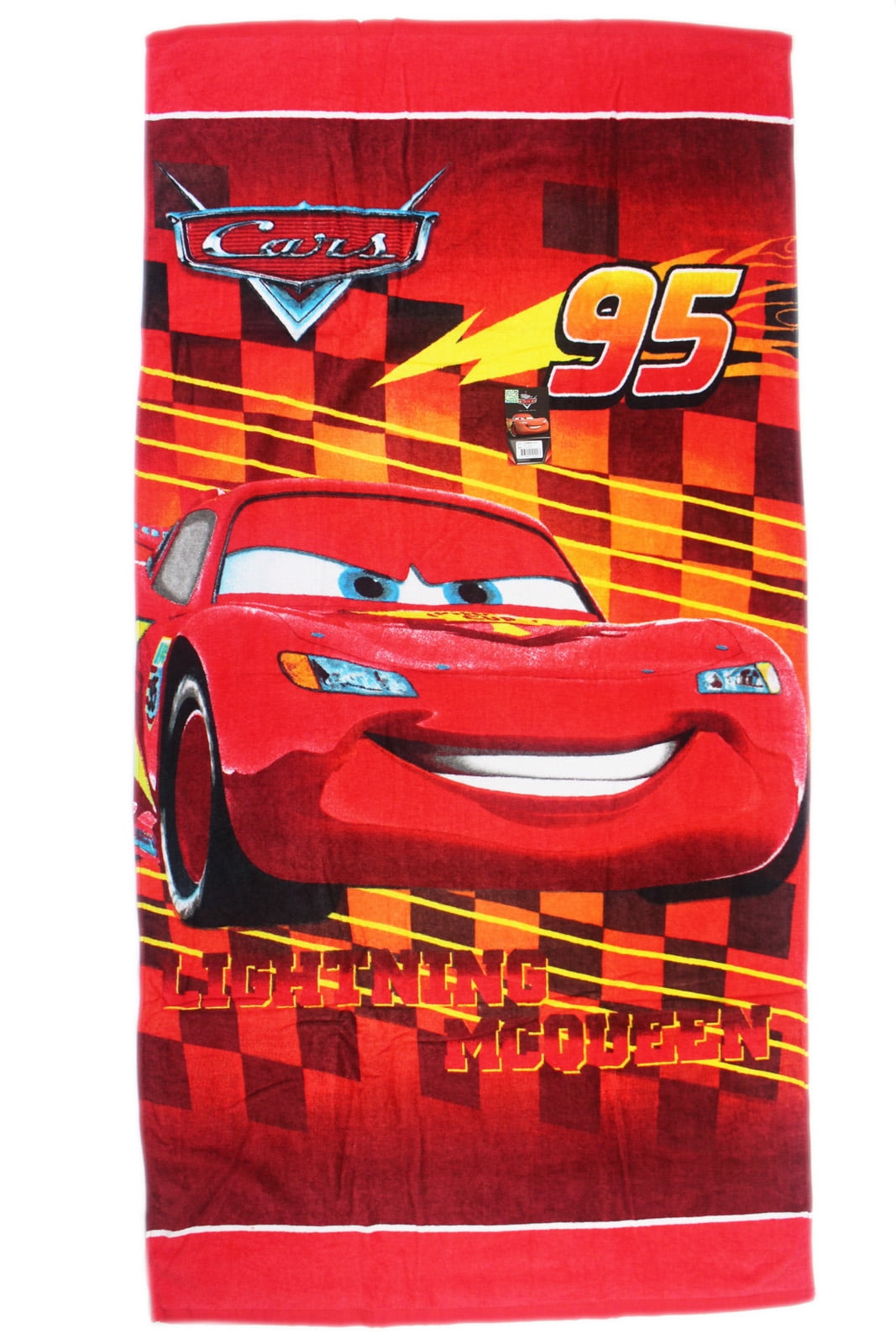lightning mcqueen bath towel