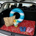 thumbnail image 2 of Bulopur Candy Car Trunk Mat 29" x 39", Christmas Holiday Print, All Weather Trunk Protection Cargo Liner, Non-Slip Waterproof Washable Rear Trunk Protector for Winter Travel, 2 of 7