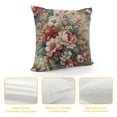thumbnail image 4 of JEUXUS Wildflowers Floral Botanical Printed Short Plush Pillowcase White, 4 of 5