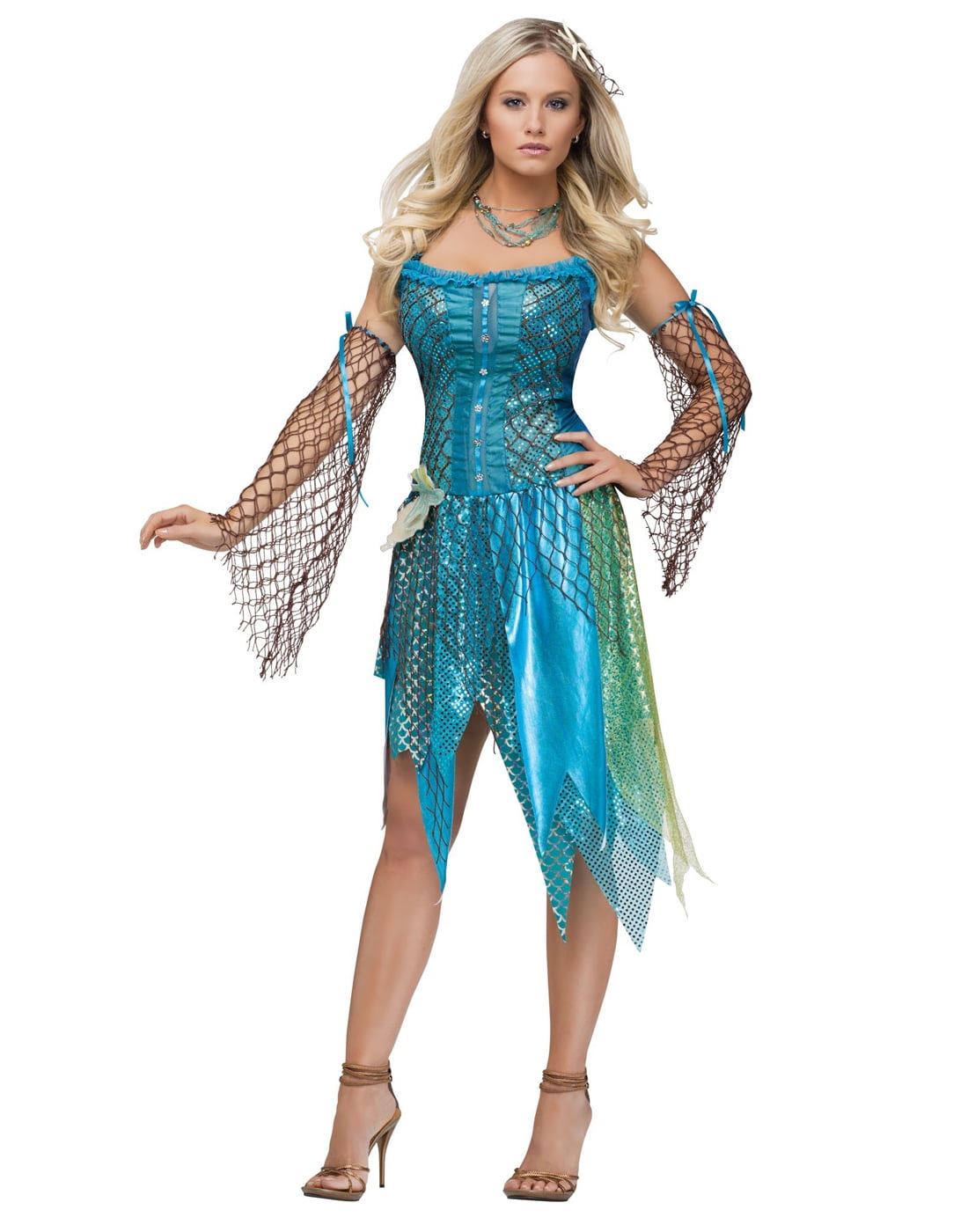 Sea Siren Adult Costume - Walmart.com