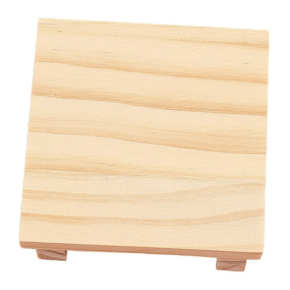 CoudarTitie Wooden Tabletop Display Stand Multifunctional Home Decor Easy to Clean, Pedestal