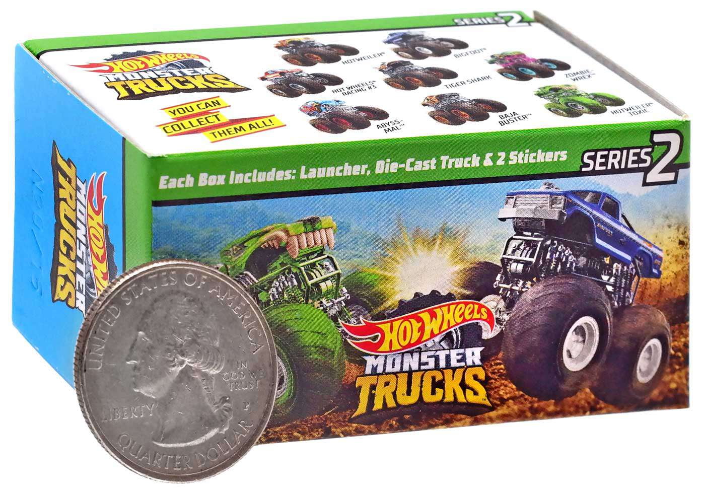 Hot Wheels Series 2 Monster Trucks Mystery Pack - Walmart.com