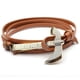 thumbnail image 2 of 2019 Nuevas pulseras de identificación con ancla y cabeza de hacha doradas de moda para hombres Cuerda de supervivencia C,9, 2 of 4