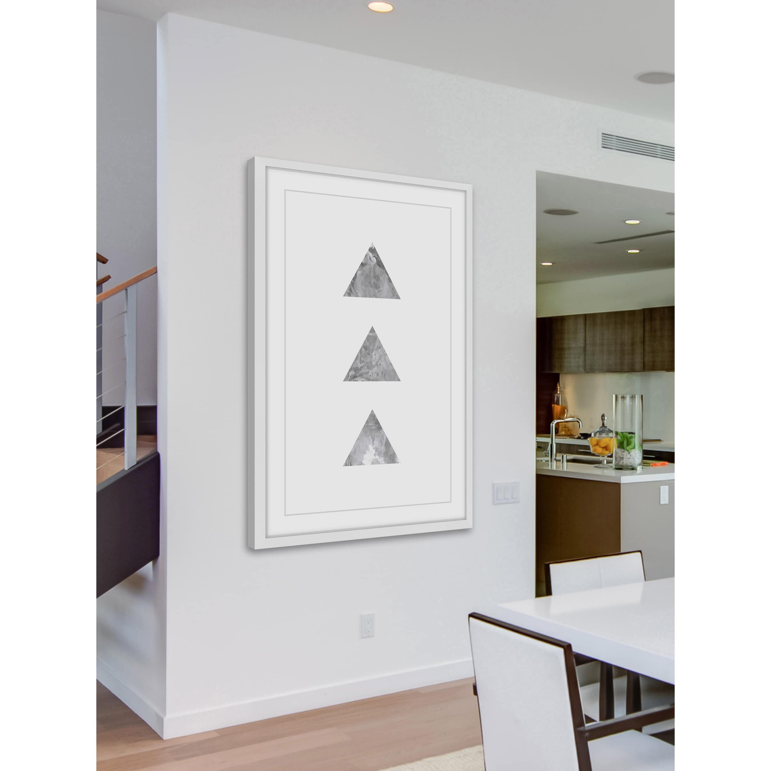 Marmont Hill "Tri" by Bryon White Framed Painting Print