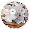 thumbnail image 3 of Cute Stuffed Doll Pp-cotton Soft Toy Bunny Party Gift Decorated Cushion, 3 of 5