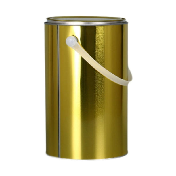 Lata de pintura vacía, latas de pintura de metal, multifuncional, de hierro, reutilizable, con tapa de almacenamiento 6L