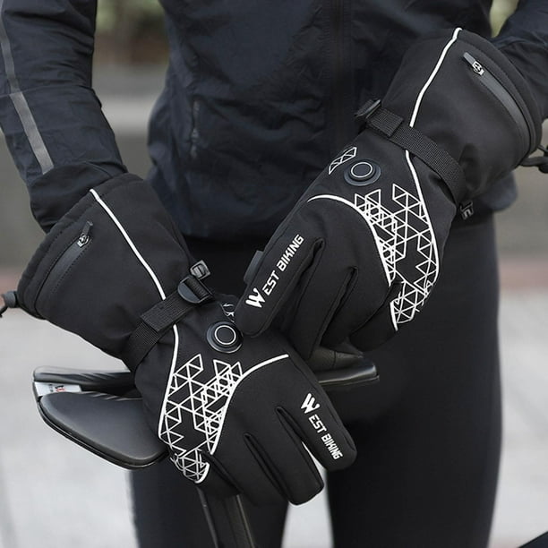 Guantes Ciclismo Hombre Guantes Térmicos Eléctricos Recargables