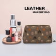 thumbnail image 4 of Light Bulb Patterns Makeup Bag, Large Capacity Travel Cosmetic Bag for Women Girls- Travel Toiletry Bag Leather Portable Waterproof Makeup Case Organizer with Handle, 4 of 4
