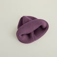 thumbnail image 4 of OGLCCG Kids Beanie Hat Toddler Boys Girls Wool Knitted Warm Soft Coral Thick Cuffed Winter Hat Solid Color Beanie Cap for Cold Weather 1-4 Years, 4 of 5