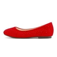 thumbnail image 2 of Dream Pairs Girls’ Slip-On Ballerina Flats for Weddings & Parties, 2 of 5