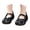 Black, variant on Girls Transparent Mesh 2026 Flats, Flower Accent Breathable Princess Shoes for Toddler/Little Kid, Lightweight Performance & Everyday Footwear, Sizes 21-34 Black