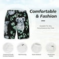 thumbnail image 5 of Balery Cartoon Koala Bear Mens Swim Trunks Swim Shorts for Men Quick Dry Inseam Beach Shorts with Compression Liner Pocket-XX-Large, 5 of 9