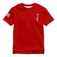 thumbnail image 4 of Dwelliawo Men's 250th Anniversary National Flag Print Polo Shirt American Flag Freedom Short Sleeve Patriotic Shirt We the People Casual Shirts Polo Top S Red 3XL, 4 of 5