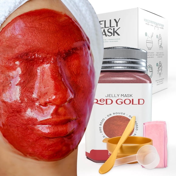 Mascarilla Jelly BRÜUN Rojo Oro Ácido Láctico AC AHA Peel-Off 680 ml