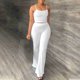 thumbnail image 4 of Mujeres Casual Verano Cuello Redondo Sin Mangas Tops Y Pantalones Largos Conjunto De Dos Piezas Traje Wmkox8yi bvn3607, 4 of 9
