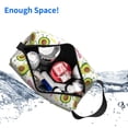 thumbnail image 4 of Uemuo Avocado Work Out Pattern Portable Toiletry Bags with Handle, Waterproof travel Make up Bags for Women, Large Capacity Travel Cosmetic Bags, 4 of 9