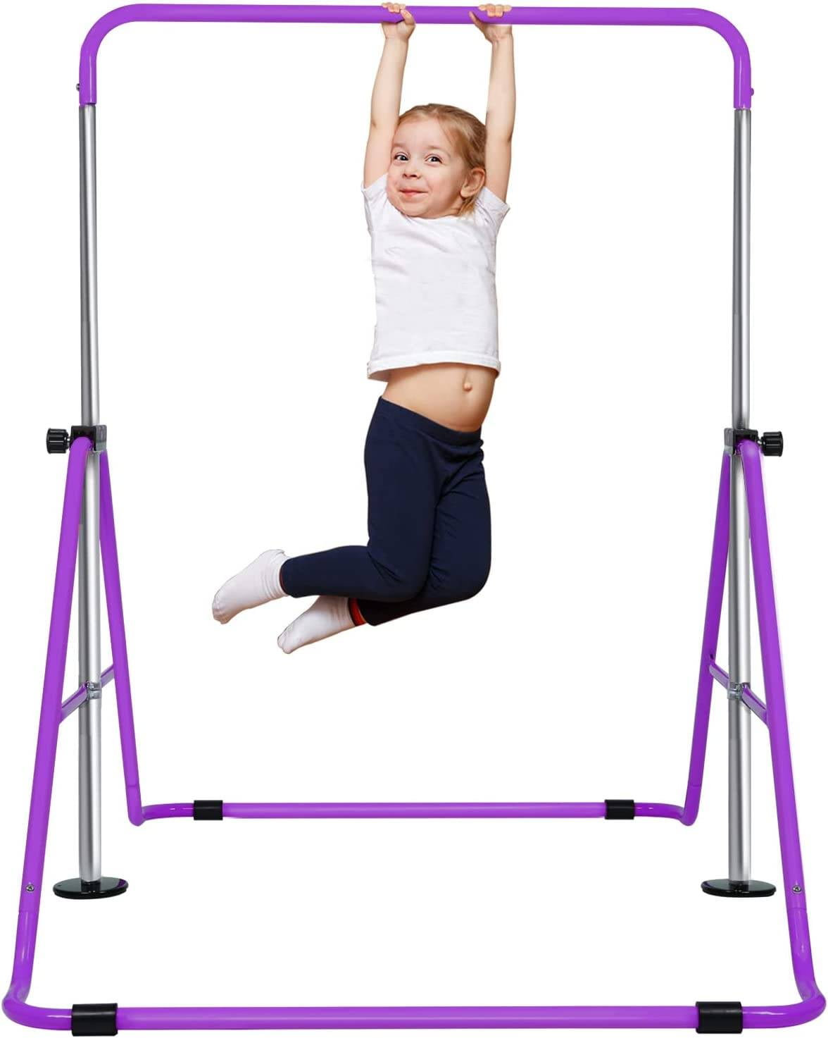 Kids Gymnasticsbar for Home Training Folding Expandable Monkey bar