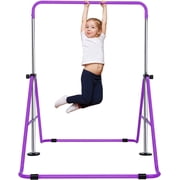 Kids Gymnastics-bar for Home Training - Folding Expandable Monkey bar,Adjustable Height Horizontal bar