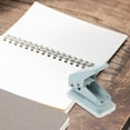 thumbnail image 2 of FESTFENDS Loose Leaf Punch Sky Blue Plastic 1Set For Students, 2 of 6
