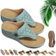 thumbnail image 1 of Sandalias deportivas de malla transpirable, zapatillas ortopédicas con cuña y soporte para arco, zapatillas de tacón con suela gruesa para mujer, 1 of 7