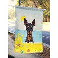 thumbnail image 2 of Carolines Treasures BB2108CHF Min Pin Été Plage Toile Maison Drapeau, 2 of 4