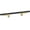 Champagne / Matte Black, variant on Alno A2803-4 Vita Bella 4" Center To Center Modern Smooth Bar Handle Cabinet Pull - Black