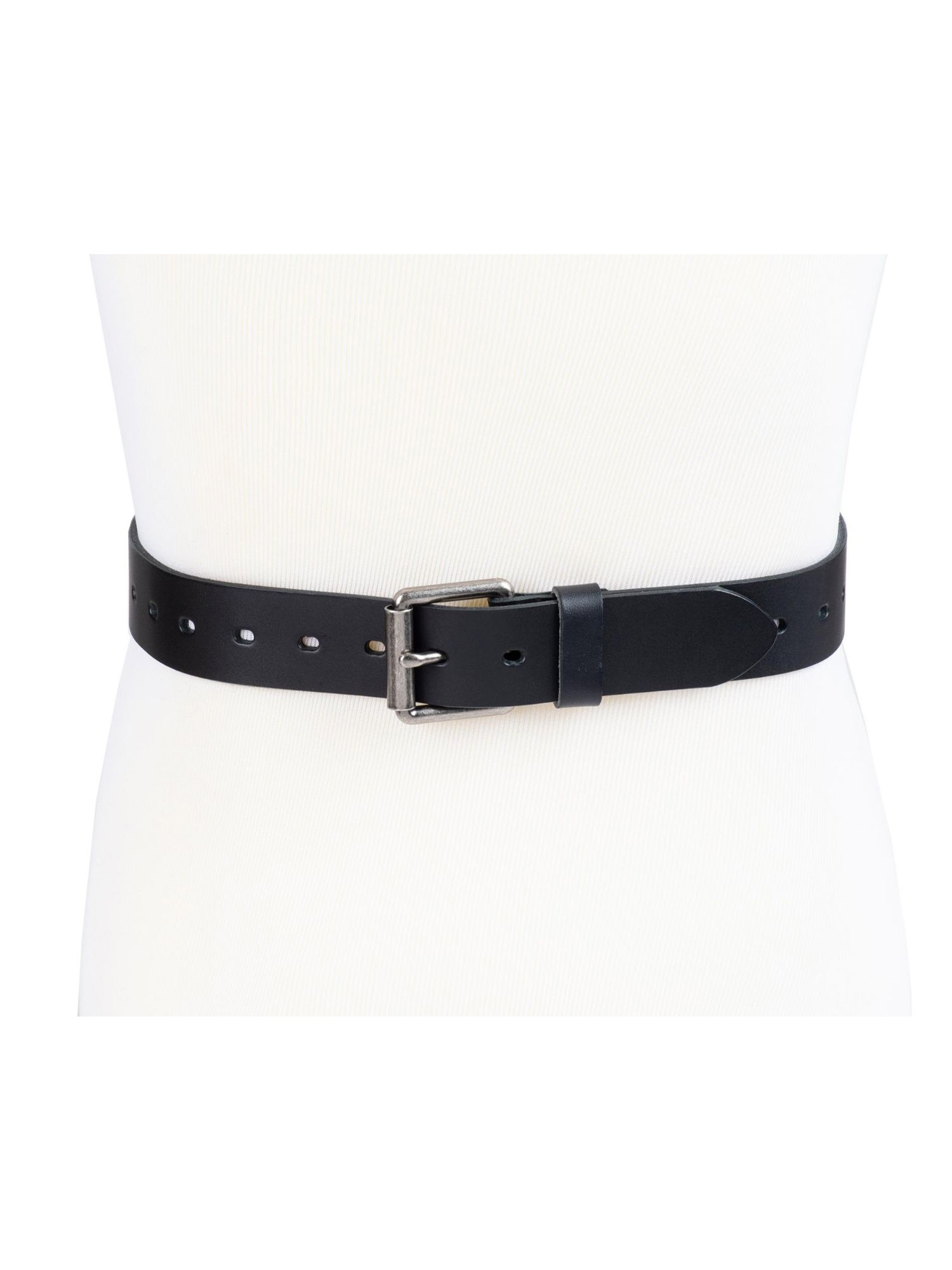 Genuine Dickies Men's Black Fully Adjustable Perforated Leather Belt (Regular and Big & Tall Sizes) - image 5 of 6