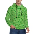 thumbnail image 2 of Naloa St Patrick's Day Men's Casual Hooded Collar Drawstring Hoodies Pullover Sweatshirts Casual Long Sleeve Shirts-Medium, 2 of 7