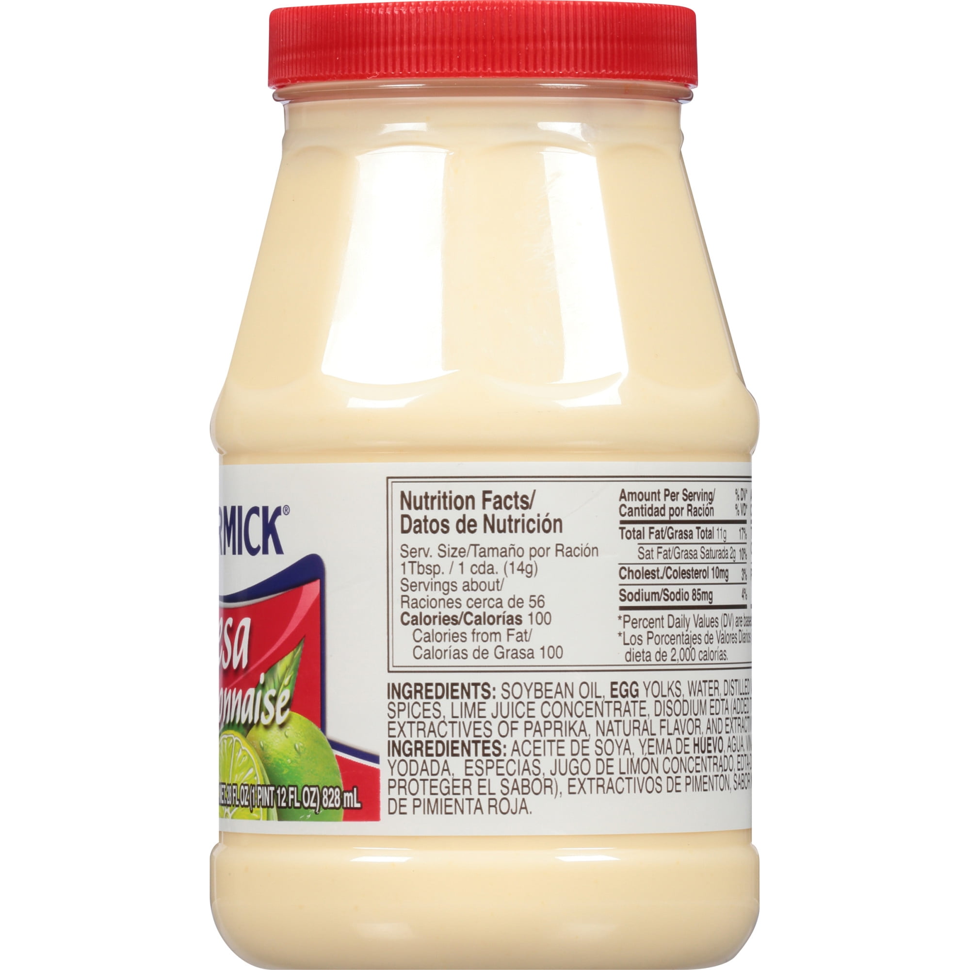 Mccormick Mayonnaise Nutrition Facts Besto Blog