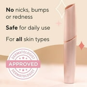 Finishing Touch Flawless Brows Eyebrow Hair Remover for Women, Electric Eyebrow Razor for Women with LED Light for Instant and Painless Hair Removal