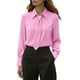 thumbnail image 1 of Eres Más Que una Camisa de Puntuación de Prueba Casual de Manga Larga Blusa de Poliéster de Cuello Redondo para las Mujeres, Camisa de Bufanda Top Mujer Sudadera de Moda para Uso Diario, 1 of 6