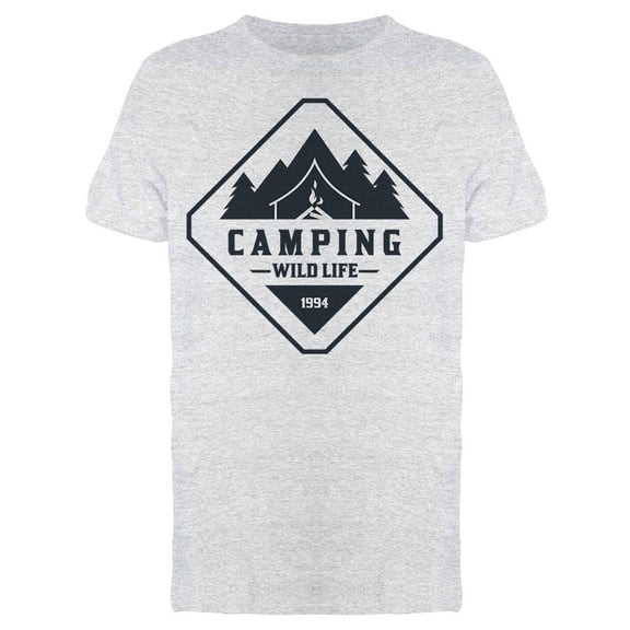 Camping Wild Life Icon Tee Men's -Image by Shutterstock