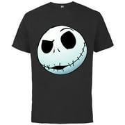 Disney Nightmare Before Christmas Jack Skellington - Short Sleeve Cotton T-Shirt for Adults -Customized-Black
