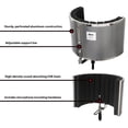 thumbnail image 7 of LyxPro VRI-20 Sound Absorbing Acoustic Foam Isolation Portable Microphone Shield, Vocal Recording Panel - Stand Mountable, 7 of 7