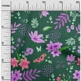 thumbnail image 2 of oneOone Polyester Spandex Dark Green Fabric Floral Sewing Fabric By The Yard Printed Diy Clothing Sewing Supplies 56 Inch Wide, 2 of 4
