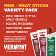 thumbnail image 3 of Vermont Smoke & Cure Beef and Pork Mini Beef Sticks, 0.5 oz Protein Snacks 12 count Variety 2 pack, 3 of 9