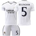 thumbnail image 1 of 2425 Camiseta del Real Madrid, traje de uniforme de fútbol local, traje de entrenamiento No. 7 Ronaldo, niños y adultos, camiseta transfronteriza de 9 Mbappé5 Bellingham, 1 of 1