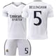 thumbnail image 1 of 2425 Camiseta del Real Madrid, traje de uniforme de fútbol local, traje de entrenamiento No. 7 Ronaldo, niños y adultos, camiseta transfronteriza de 9 Mbappé5 Bellingham, 1 of 1