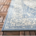 thumbnail image 4 of SAFAVIEH Beach House Stanice Medallion Indoor/Outdoor Area Rug, Cream/Blue, 2'2" x 4', 4 of 6