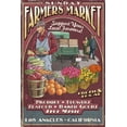 thumbnail image 1 of Los Angeles, California, Farmers Market Vintage Sign (36x54 Giclee Gallery Art Print, Vivid Textured Wall Decor), 1 of 3