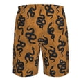 thumbnail image 6 of Kdxio Snake Pattern Mens Casual Shorts - Drawstring Summer Beach Sports Shorts for Men, 6 of 9