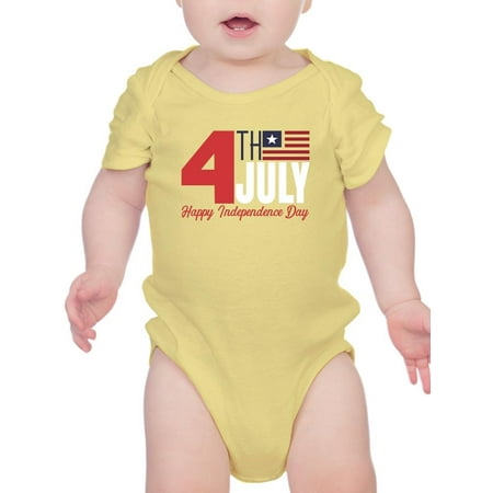 

4Th July Stripes Flag Bodysuit Infant -Image by Shutterstock Newborn