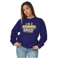thumbnail image 4 of College Grad Class Degree Educated Sweatshirt for Men or Women Brisco Brands X, 4 of 6